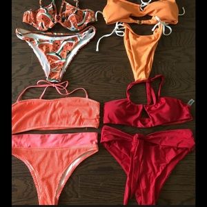 Lot of 4 sheIn bikinis size XL